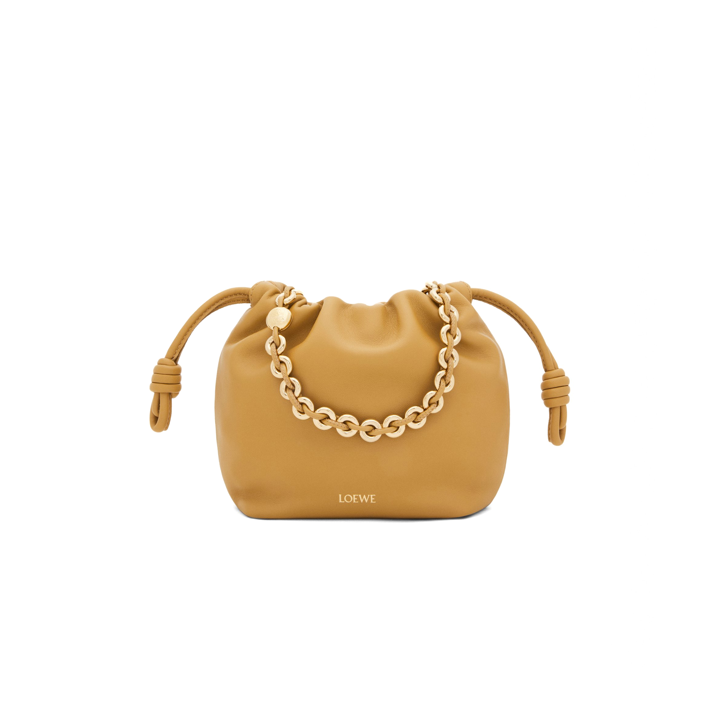 LOEWE MINI FLAMENCO PURSE BAG IN MELLOW NAPPA LAMBSKIN 0011036779 (23*17*5.5cm)